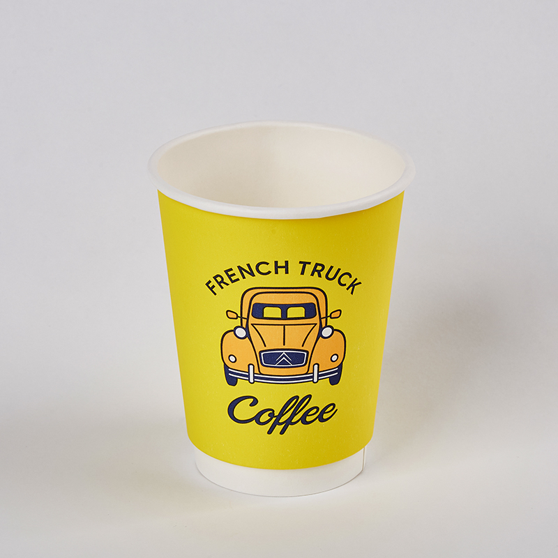 Double Wall Custom Logo Hot Drink Coffee Paper Cups Bulk & Wholesale