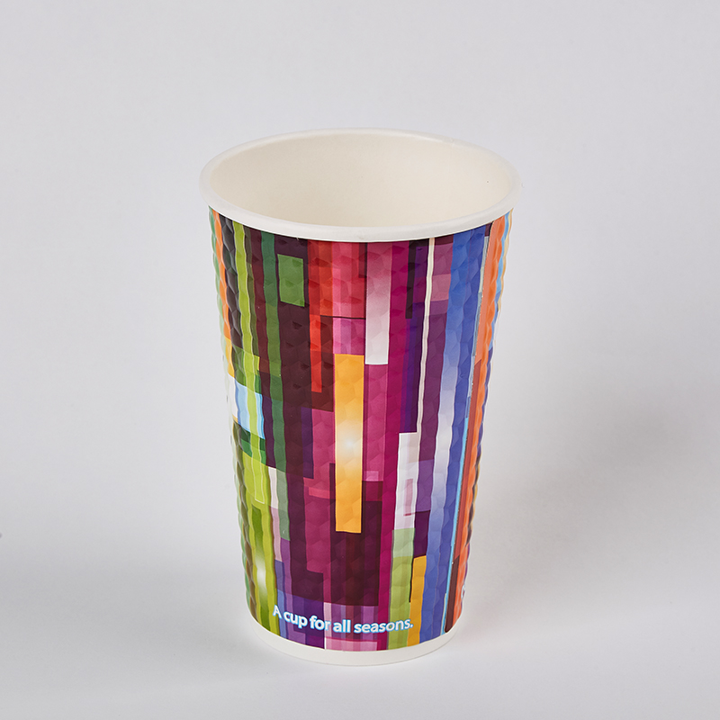 Embossed Wall Paper Cups