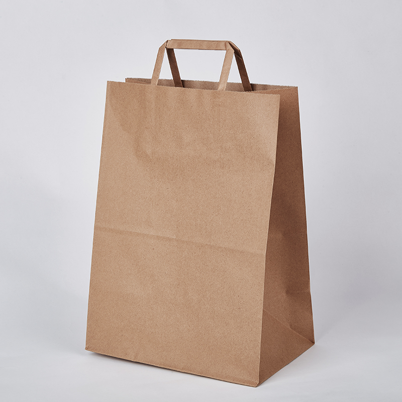 Custom Eco Friendly Disposable Kraft Shopping Paper Bag