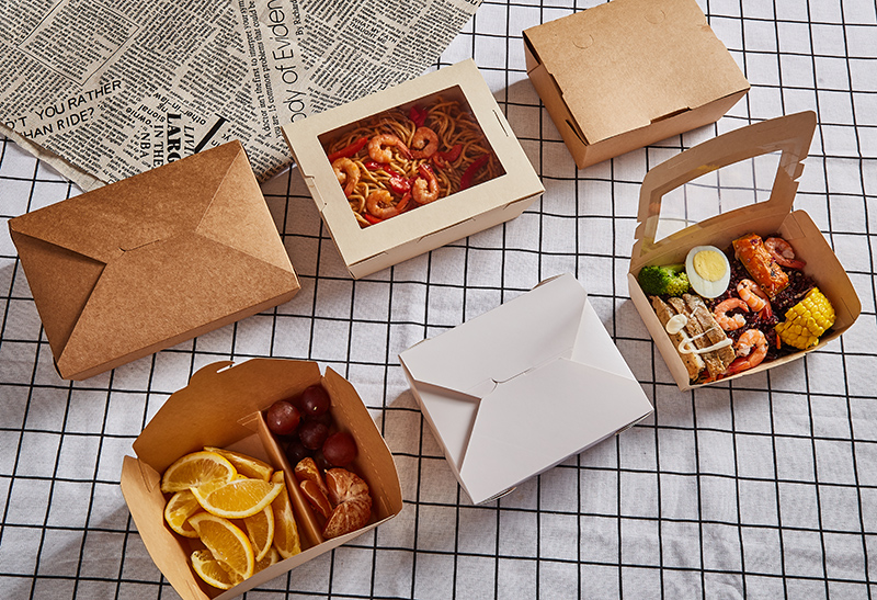 takeaway paper lunch box