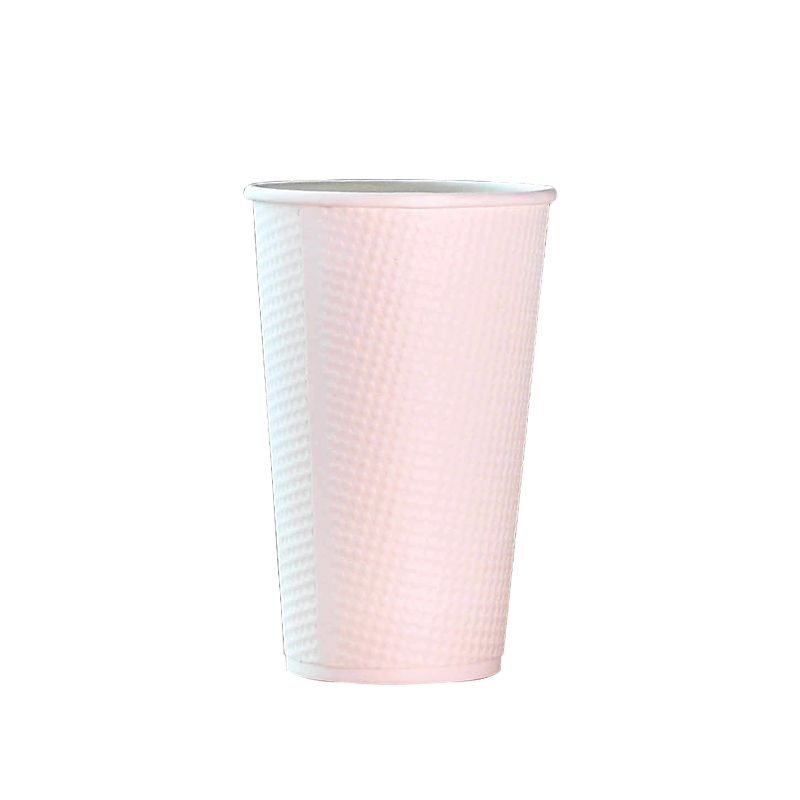embossed paper coffee cup