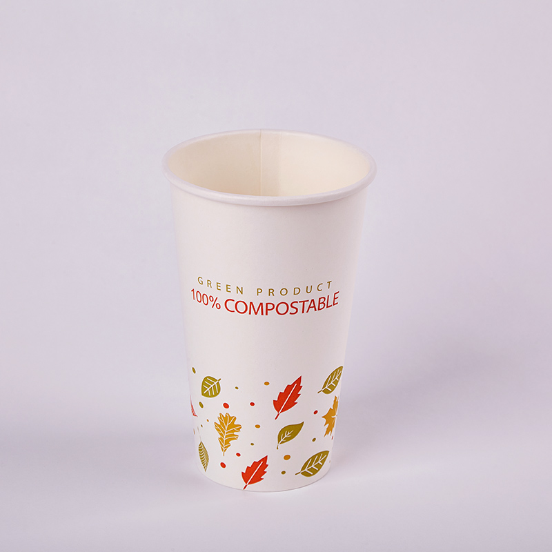 20oz home compostable paper drinking cups