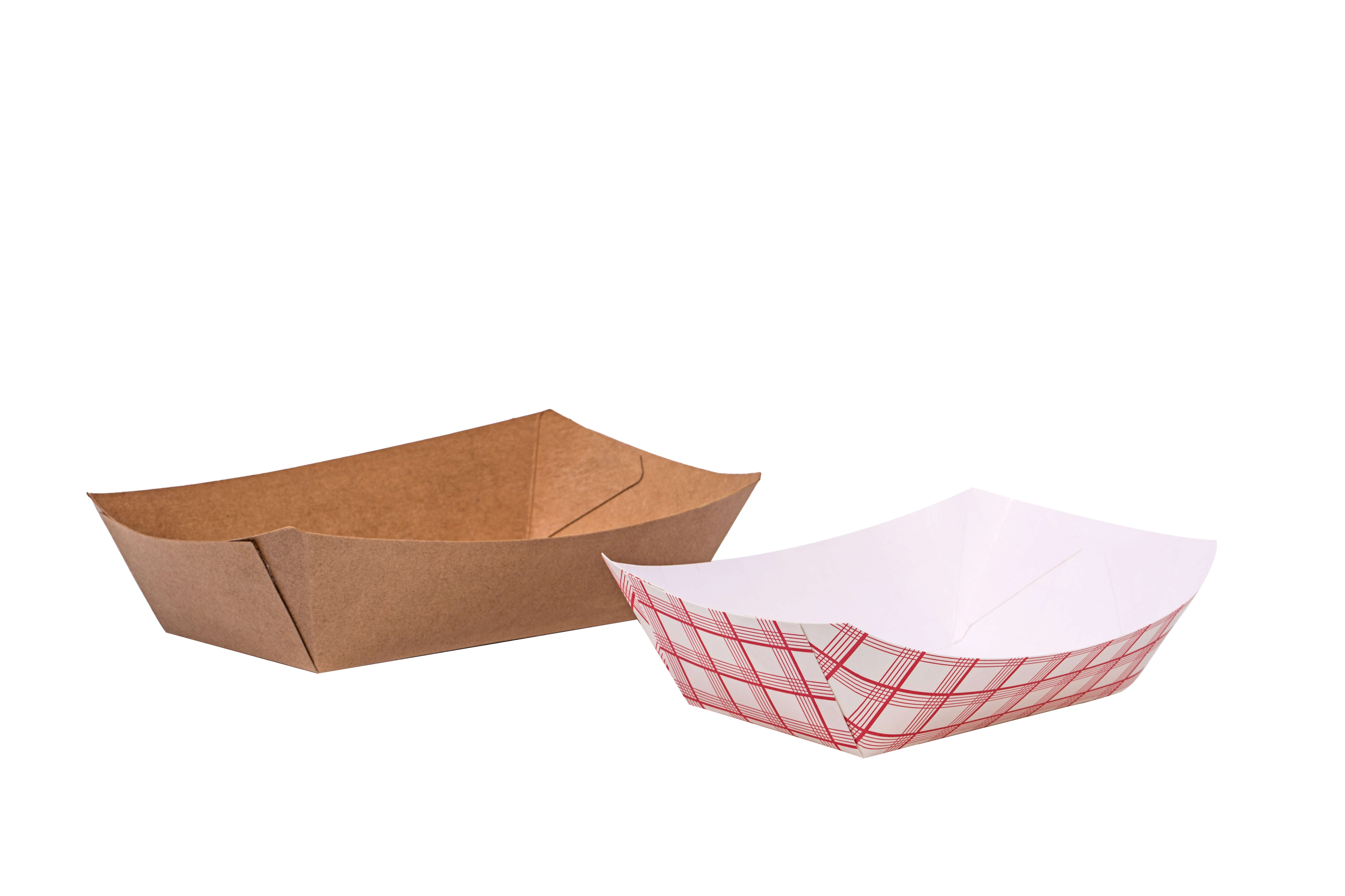 cardboard paper snack trays