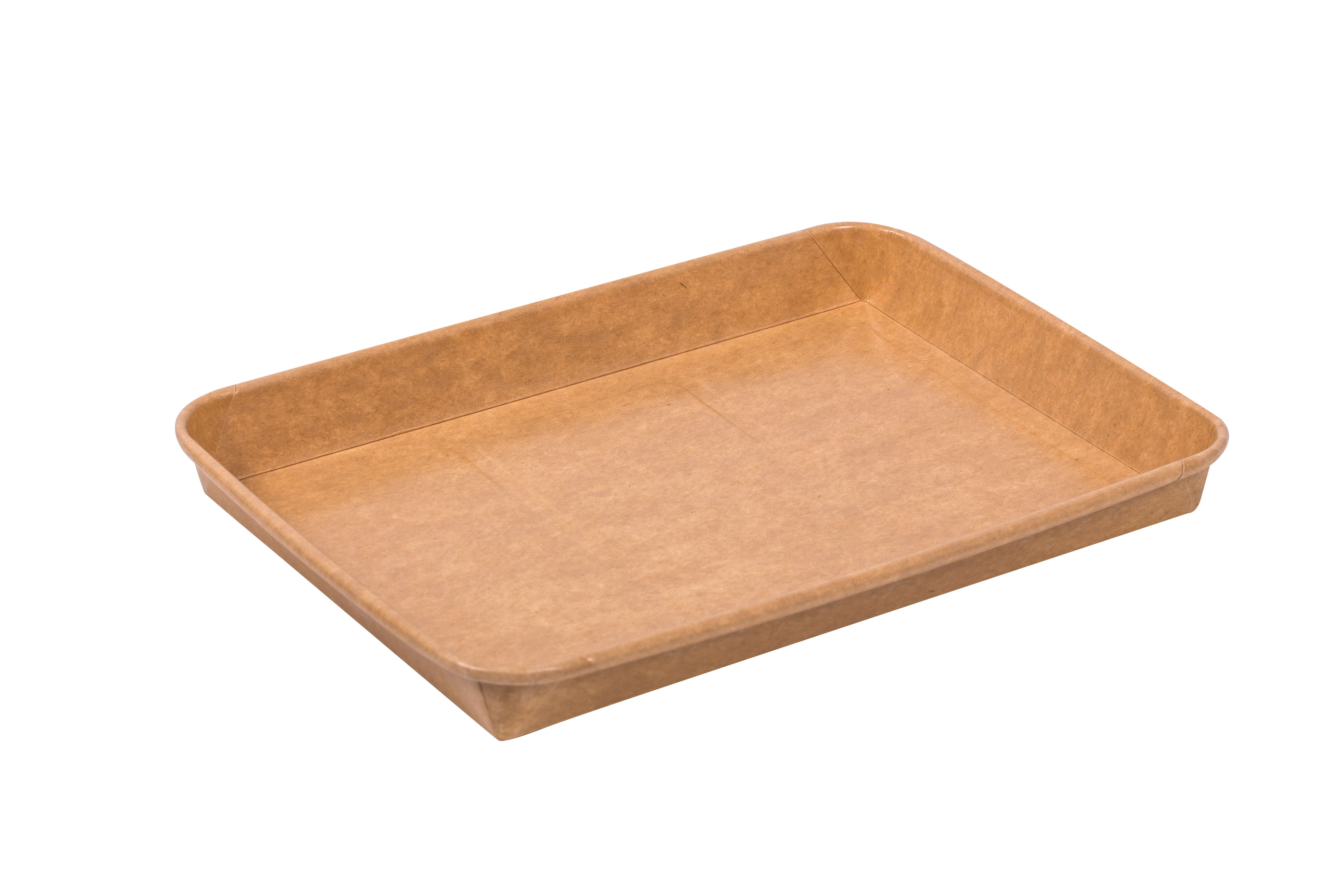 Plastic Free Paper Sushi Tray Kraft Food Container