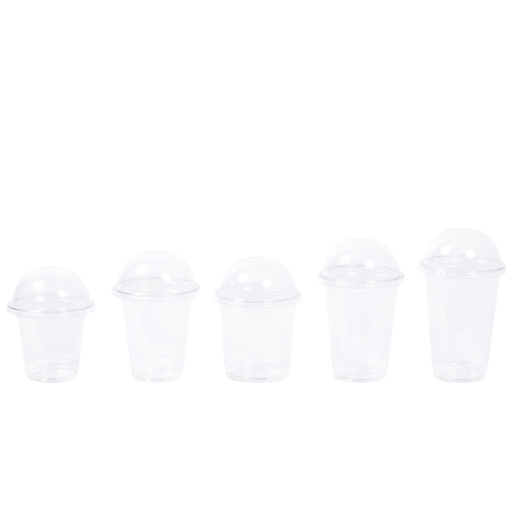Biodegradable PLA Clear Cold Cup with Lid