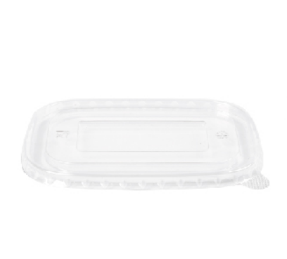 disposable rectangular PET lid