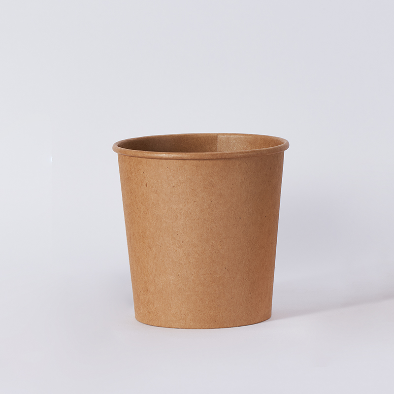 Custom Paper Soup Cup Takeaway Hot Food Container with Lid