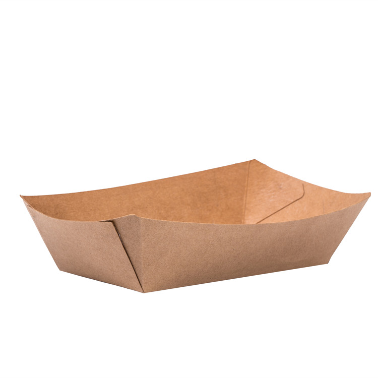 Custom Snack Hot Dog Paper Food Boat Tray